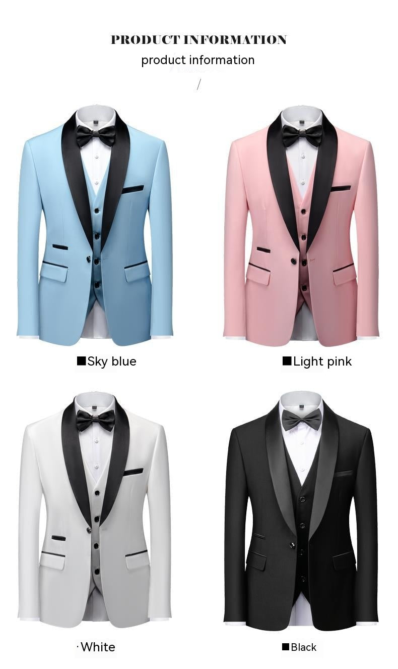 Men's 3 Piece Suit Tuxedo Jacket Vest Pants 20
