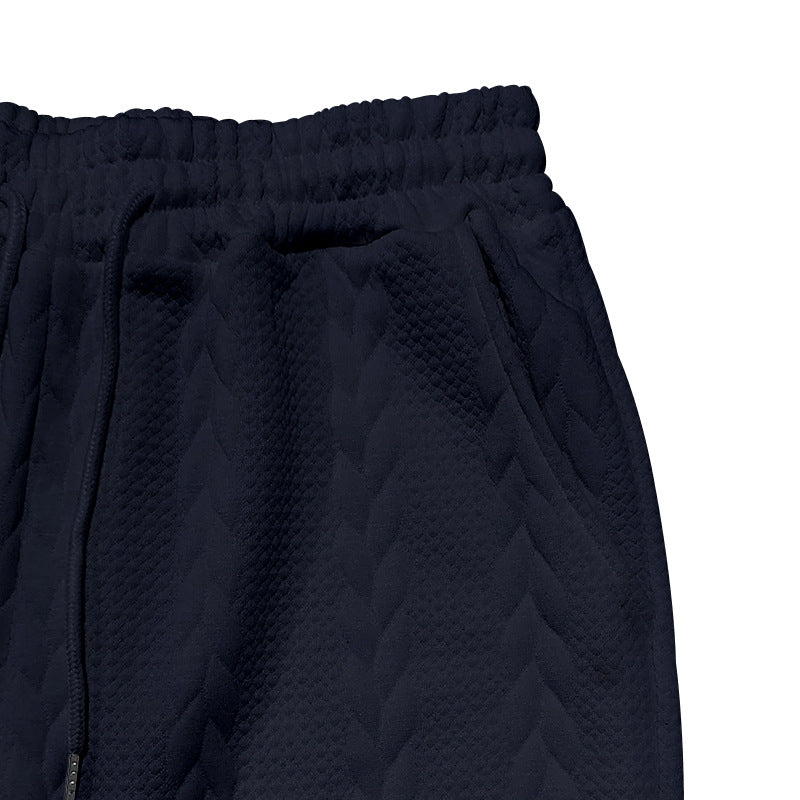 Men’s Two-Piece Outfit with Patterned T-Shirt and Relaxed Fit Shorts 29