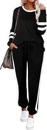 Women’s Two-Piece Tracksuit with Long-Sleeve Top