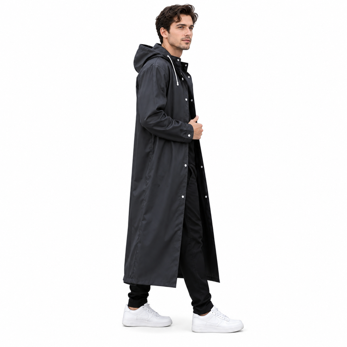 Transparent Raincoat with New EVA Material for Hiking Trips