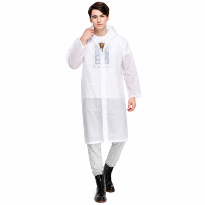 Lightweight Raincoat with EVA Material for On-the-Go Use