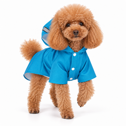 Velcro Reflective Raincoat with Snowproof Layer for Small Pets