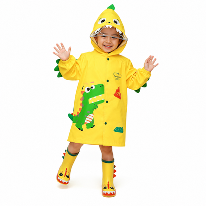 One-Piece Raincoat for Babies and Young Children