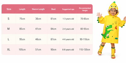 One-Piece Raincoat for Babies and Young Children