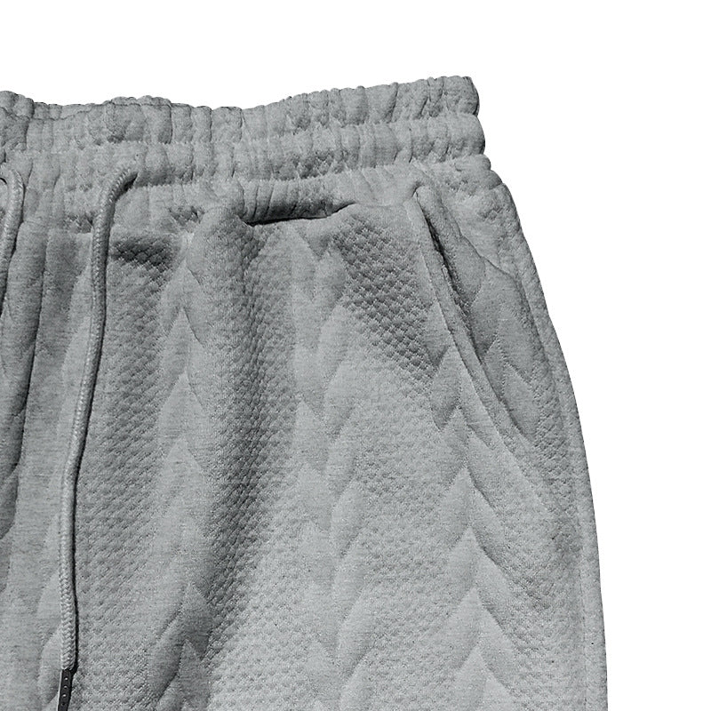 Men’s Two-Piece Outfit with Patterned T-Shirt and Relaxed Fit Shorts 23