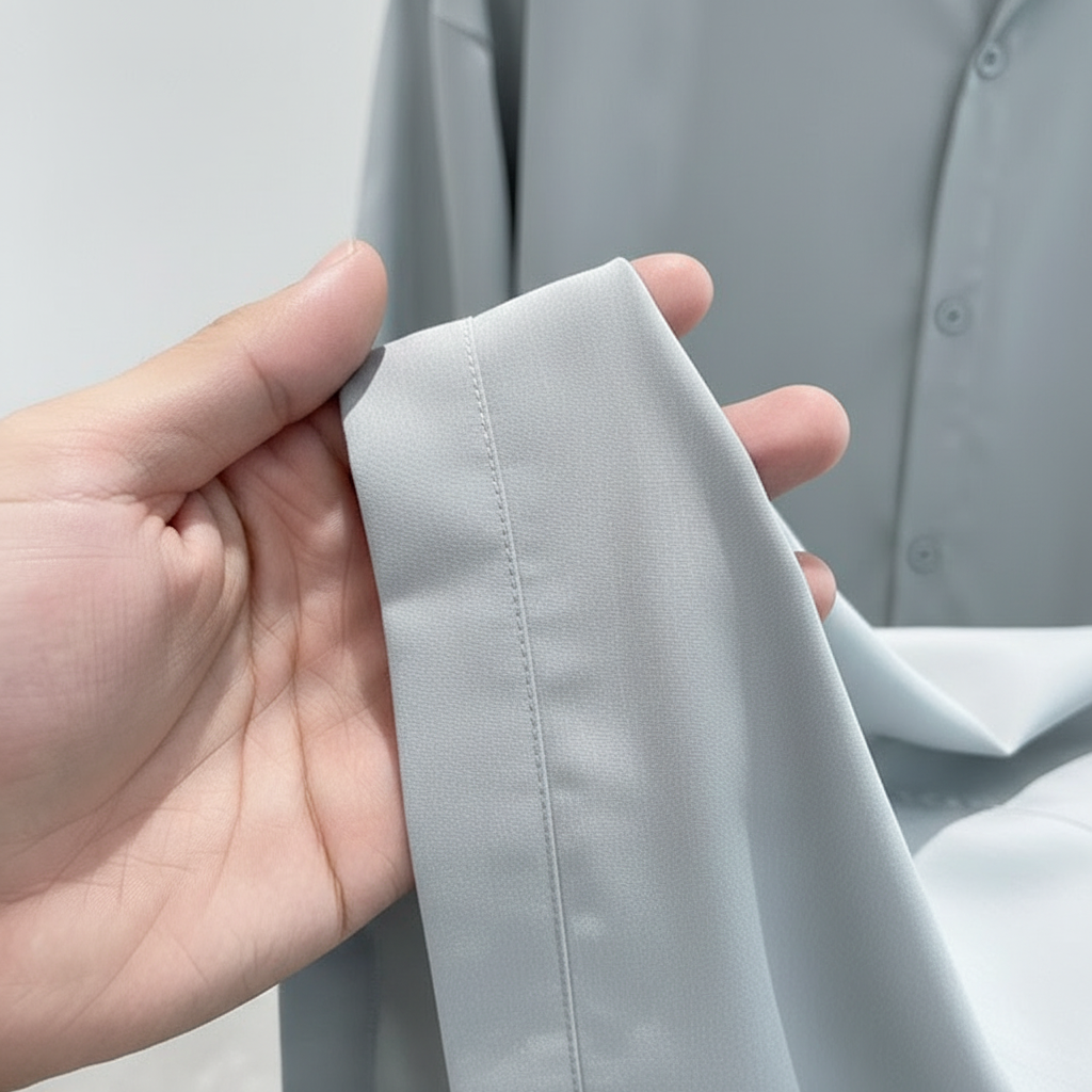 Men’s Oversized Button-Up Shirt with Relaxed Fit for Casual Shirt 4
