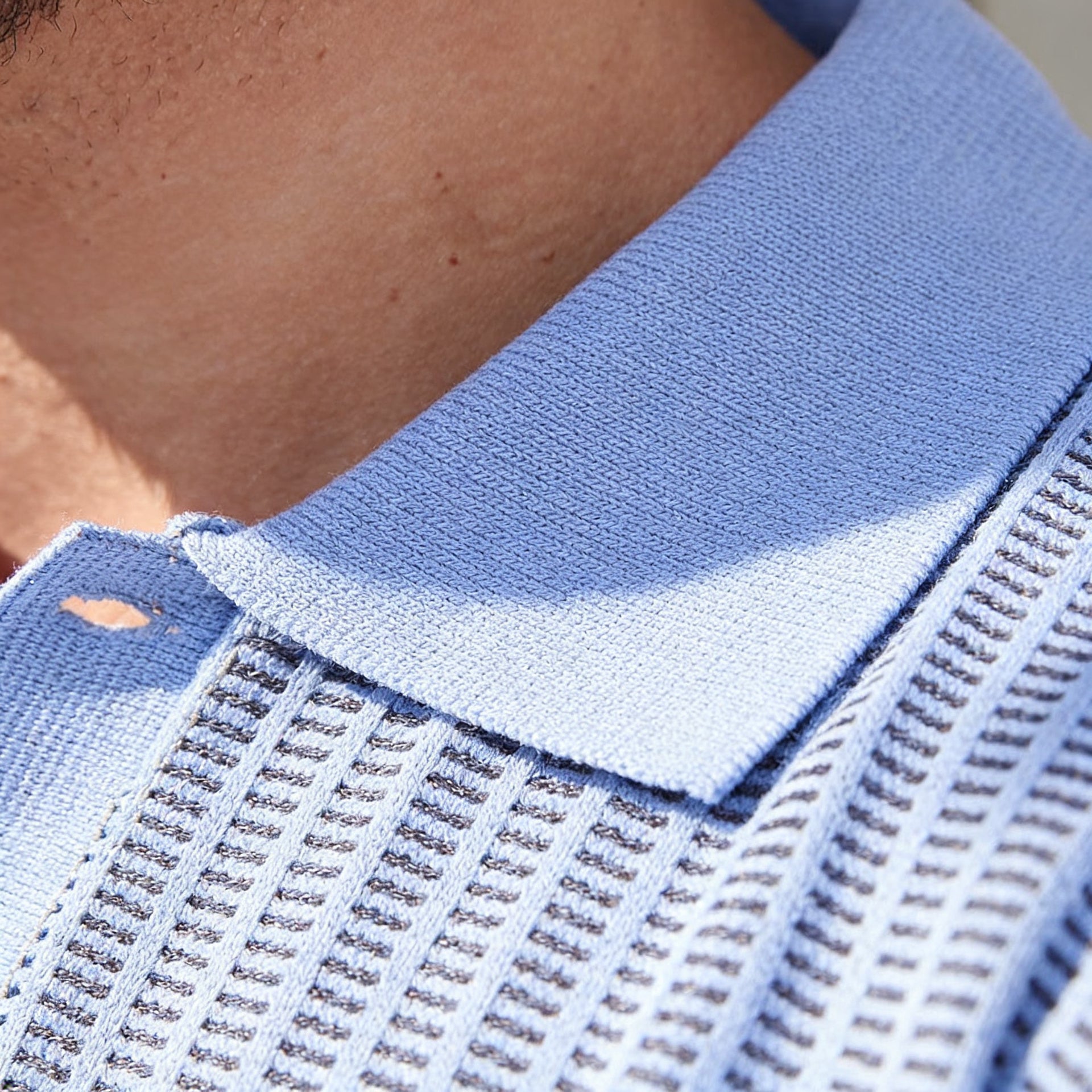 New Fashion Mens Knitted Polo Shirt Short-Sleeve 6
