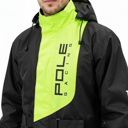 Adult Raincoat and Pants Set with Polyester Fabric for Outdoors
