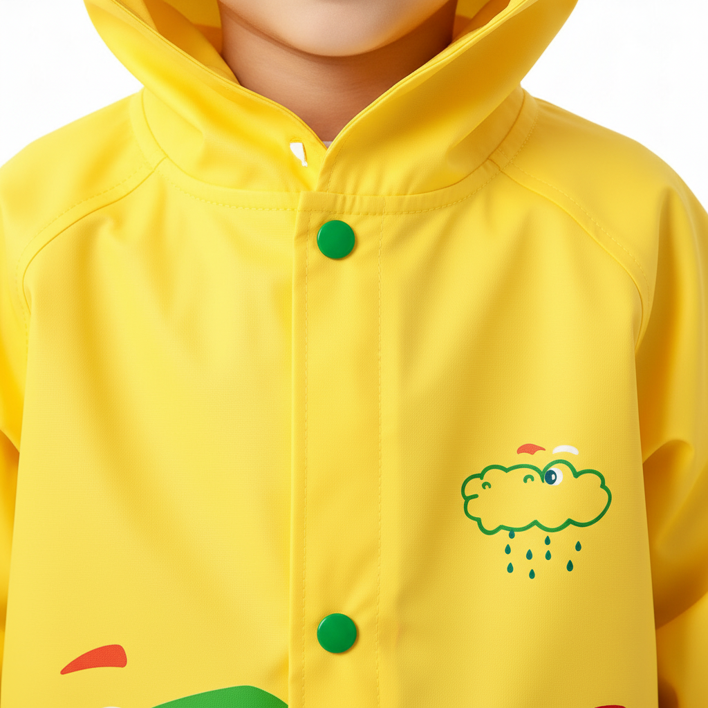 One-Piece Raincoat for Babies and Young Children