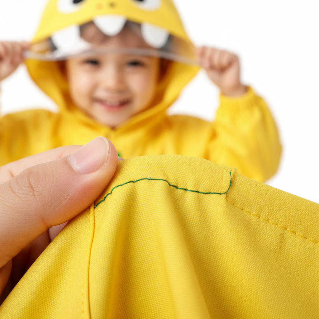 One-Piece Raincoat for Babies and Young Children