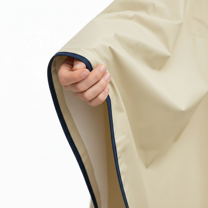Cloak Raincoat with Polyester Fiber for Hiking and Biking
