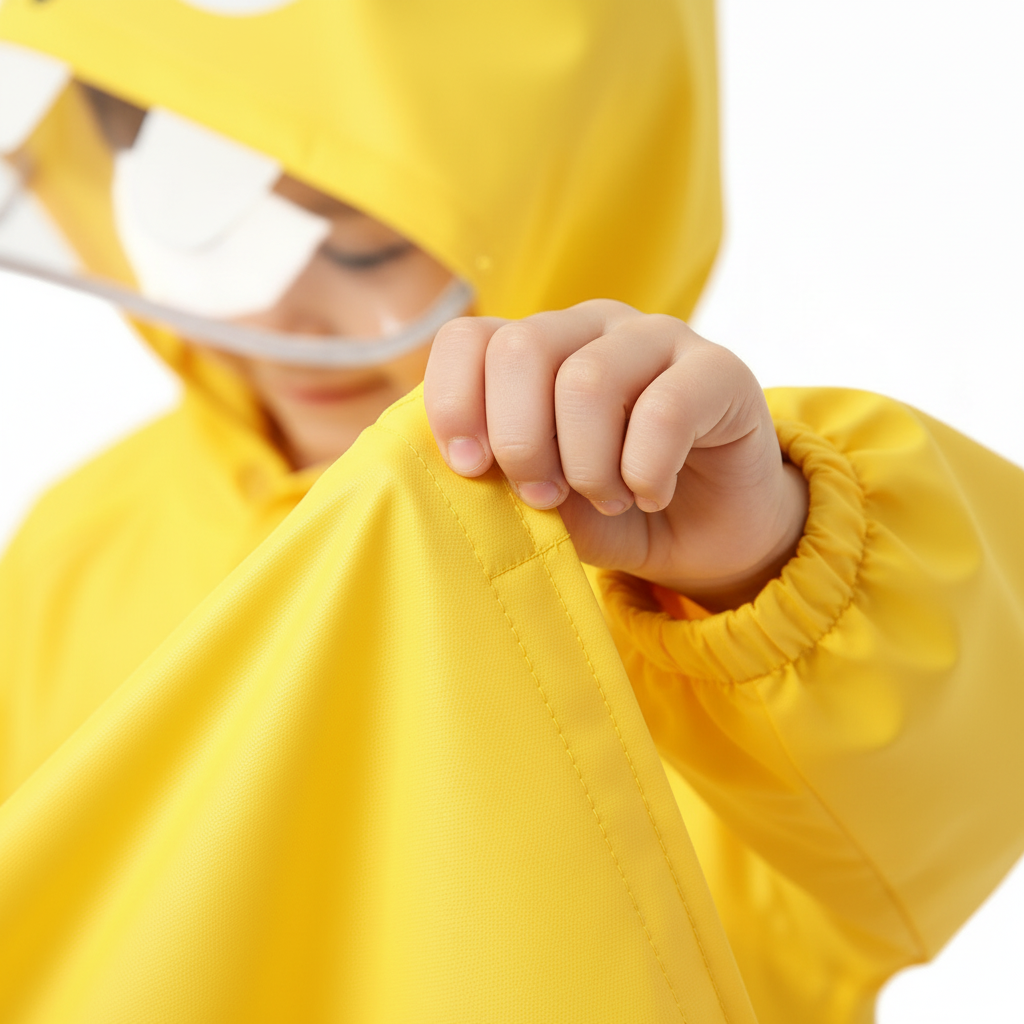 One-Piece Raincoat for Babies and Young Children