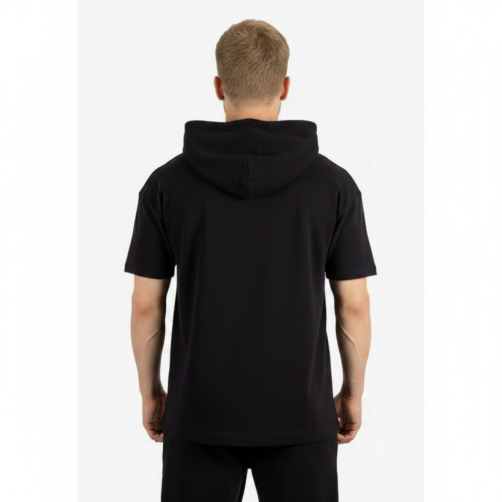 Men’s Short Sleeve Hoodie and Jogger Pants Set 9