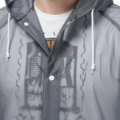 Lightweight Raincoat with EVA Material for On-the-Go Use
