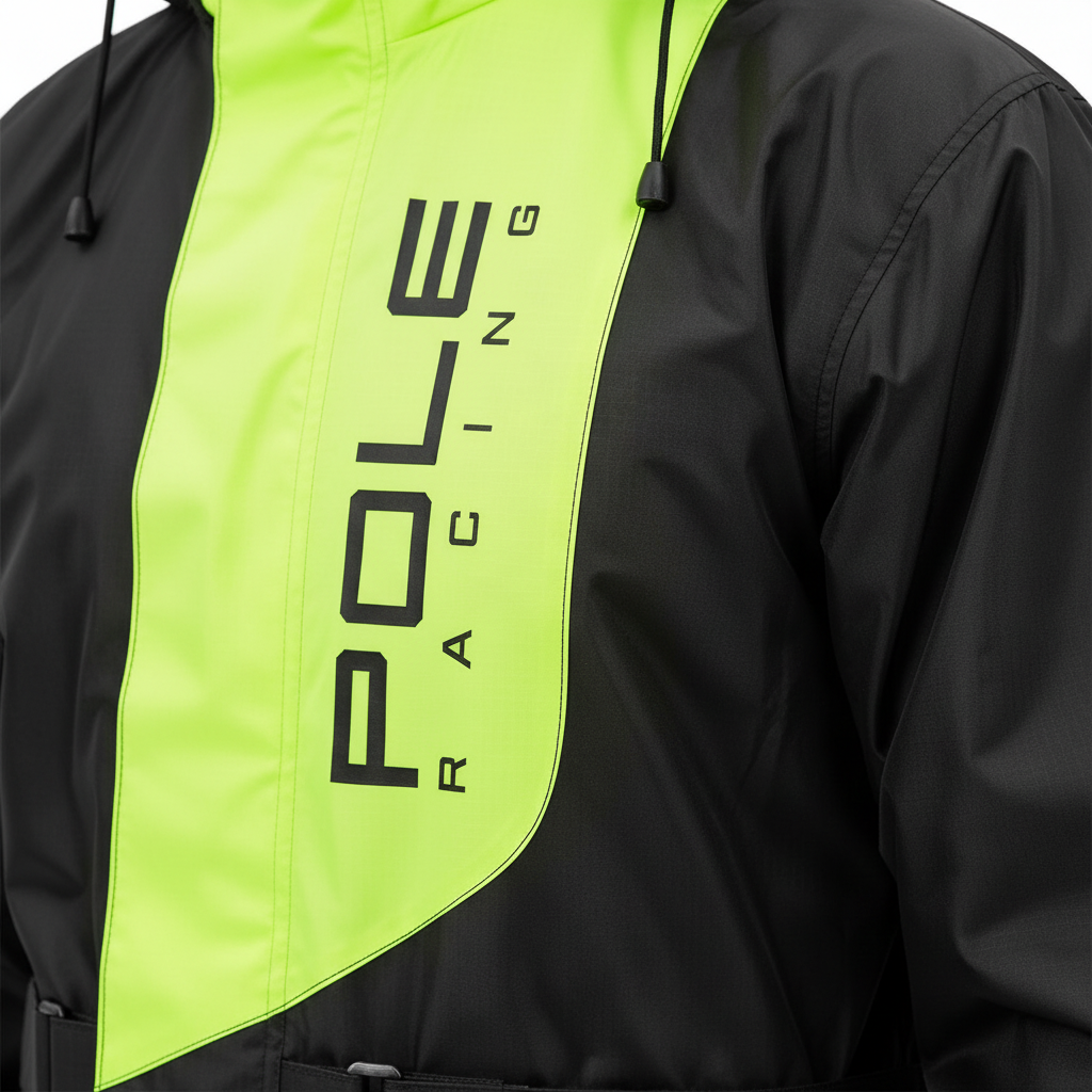 Adult Raincoat and Pants Set with Polyester Fabric for Outdoors